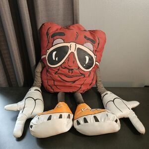 California Raisins 1987 Plush Pillow, 28" Applause Large Vintage Toy